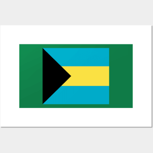 Bahamas flag Posters and Art